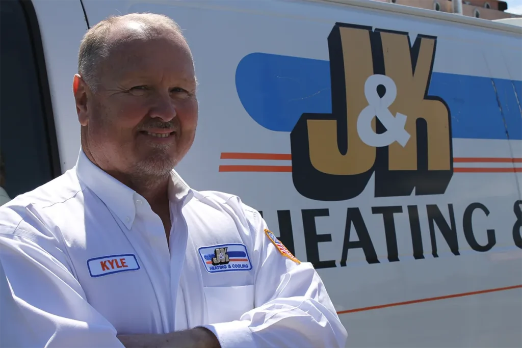 Kyle Crossman, owner of J&K Heating & Cooling