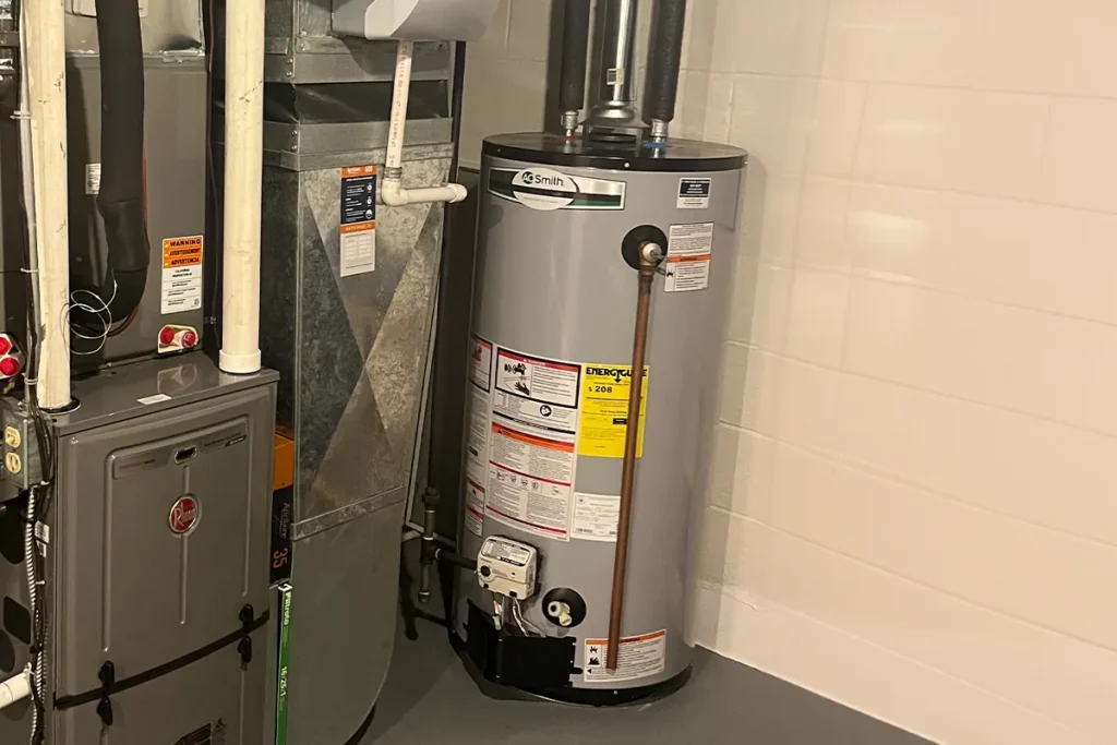Water heater installation